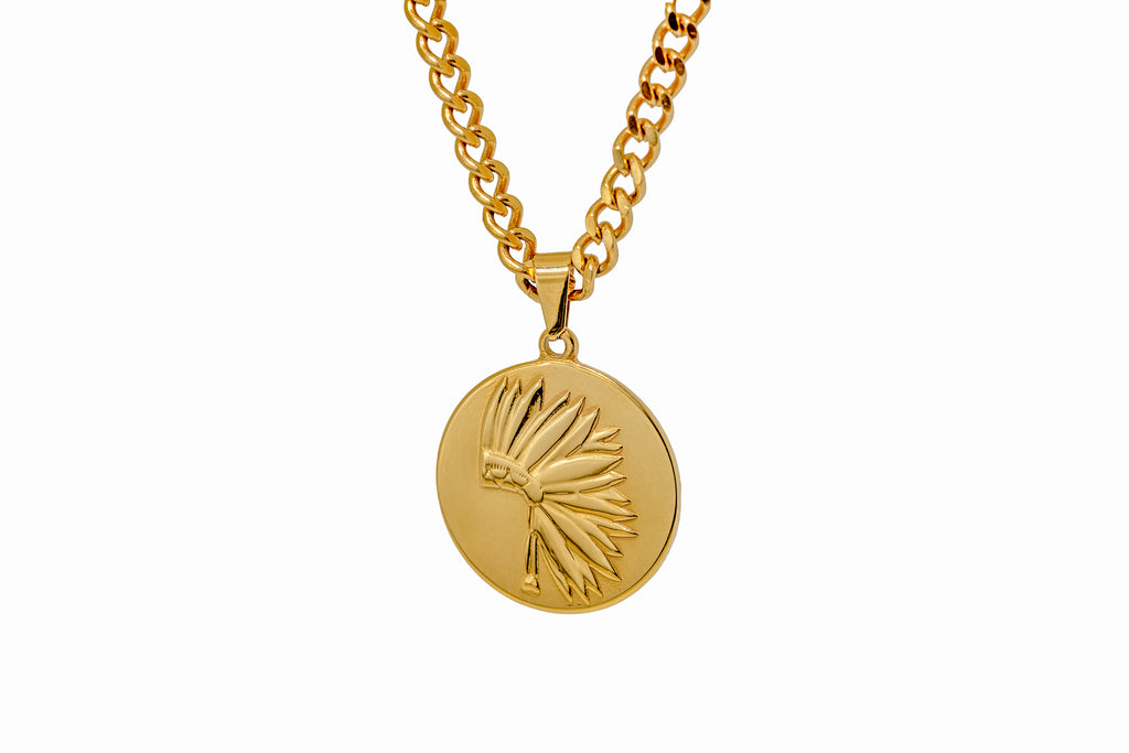 Gold chief necklace