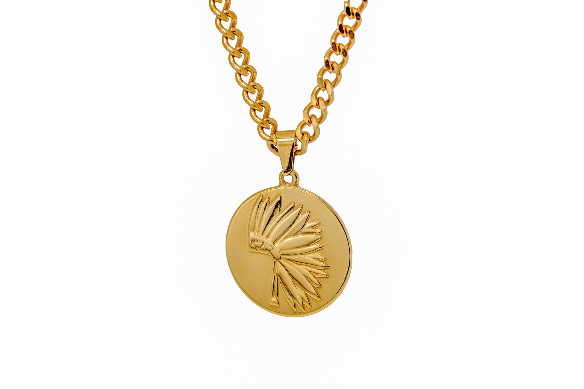 Gold chief necklace