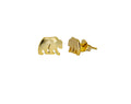 Gold bear earrings