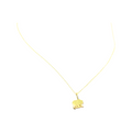 Gold bear necklace