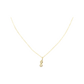 Gold infinity necklace