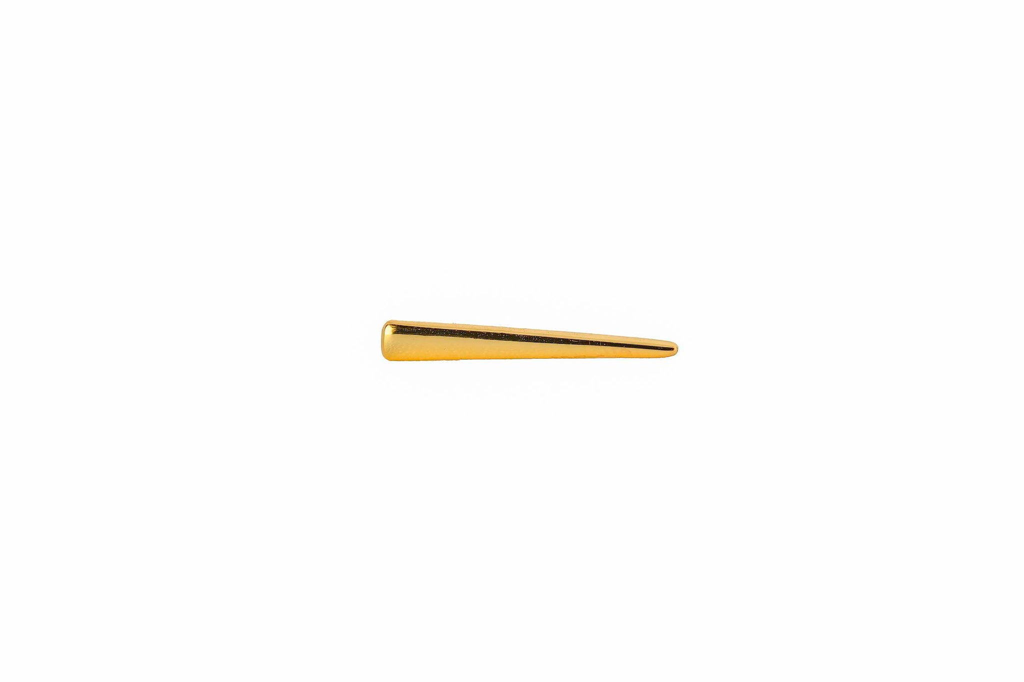 single spike earring in gold